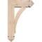 Ekena Millwork Thorton Arts and Crafts Smooth Bracket w/ Offset Brace, Douglas Fir, 5 1/2"W x 14"D x 22"H BKT0604X14X22THR03SDF - alternate 3
